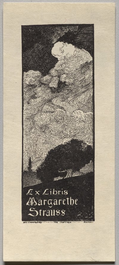 Ex-libris : Margarethe Strauss - Unknown artist