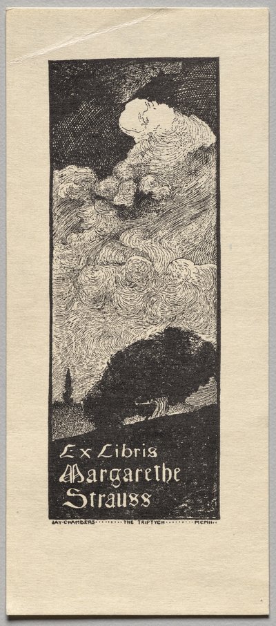 Ex-libris : Margarethe Strauss - Unknown artist