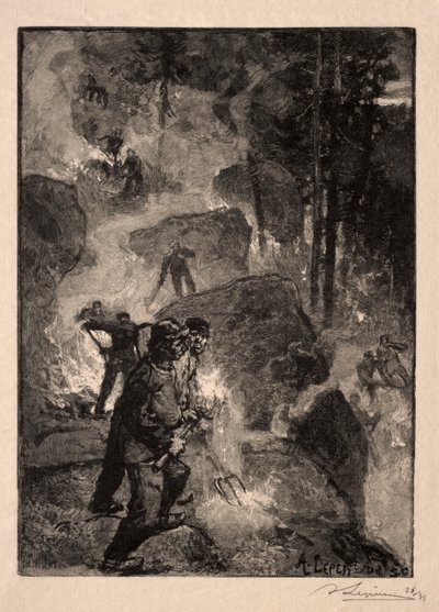 Brûleurs de Fougères - Unknown artist