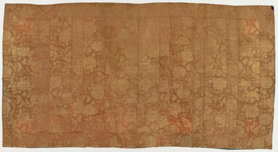 Brocade, soie. Une robe de moine bouddhiste, patchée : Kesa - Unknown artist