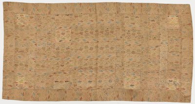 Brocade, soie. Robe de moine bouddhiste, patchée; kesa - Unknown artist