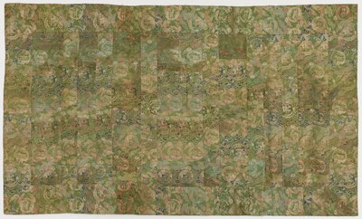 Brocade, soie, robe de moine bouddhiste, patchwork ; kesa - Unknown artist