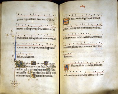 Canon SANCTUS du Missel de Visconti - Unknown artist