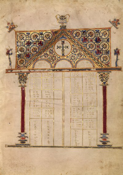 Canon Table Page - Unknown artist