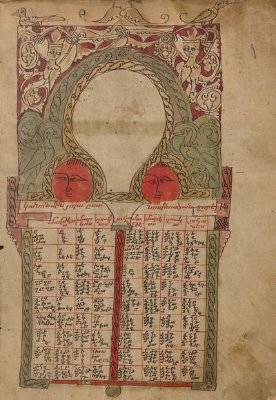 Canon Table Page - Unknown artist