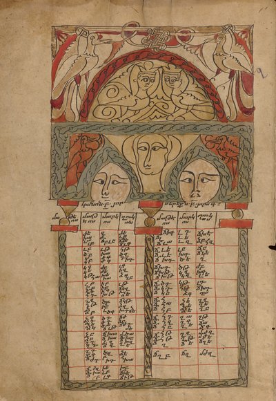 Canon Table Page - Unknown artist