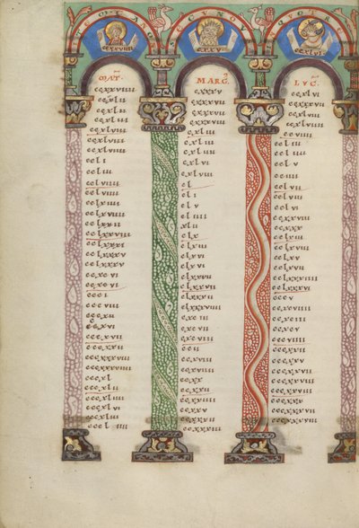 Canon Table Page - Unknown artist