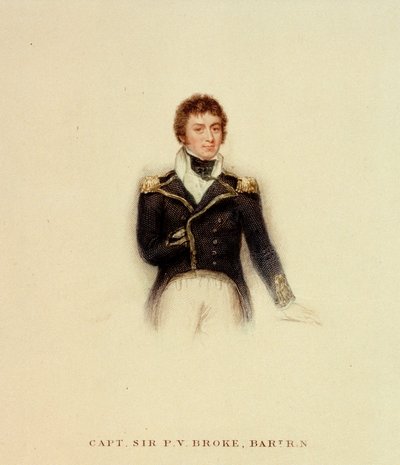 Capitaine P.V. Broke, Royal Navy, début du 19ème siècle - Unknown artist