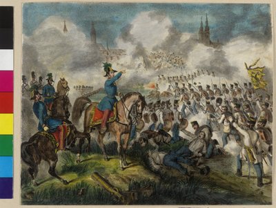 Capture de Raab le 28 juin 1849 par les troupes impériales - Unknown artist