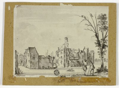 Château sur la rivière - Unknown artist