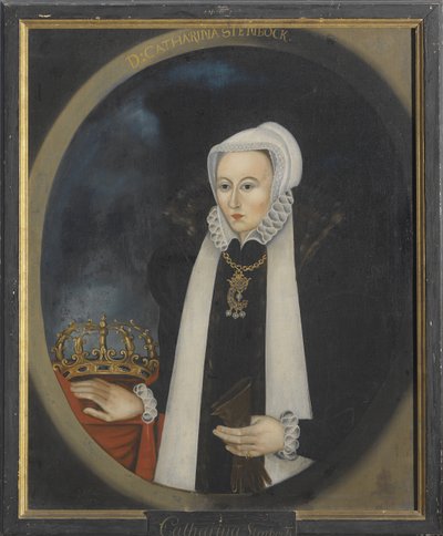 Portrait de Catherine Stenbock, reine de Suède - Unknown artist