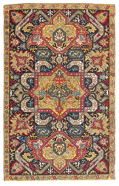 Broderie de soie caucasienne - Unknown artist