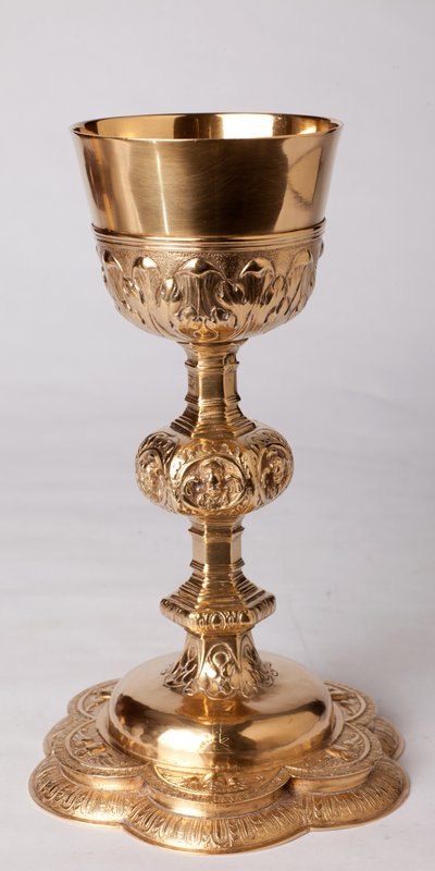 Calice. Origine Mont Saint-Aubert. Orfèvrerie. Atelier de Lille, France. 1636 - Unknown artist