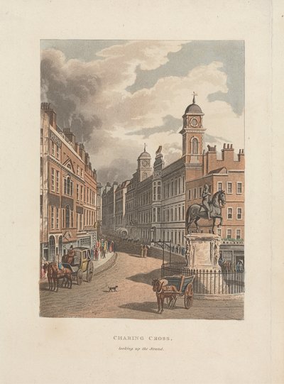 Charing Cross regardant vers le Strand - Unknown artist