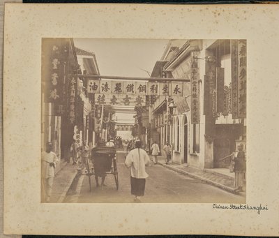 Rue chinoise. Shanghai - Unknown artist