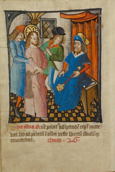 Le Christ devant Hérode - Unknown artist
