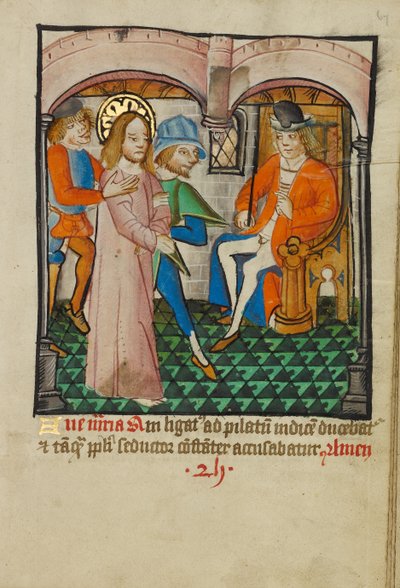 Le Christ devant Pilate - Unknown artist