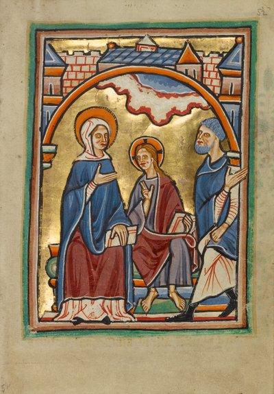 Le Christ bénit ses parents - Unknown artist