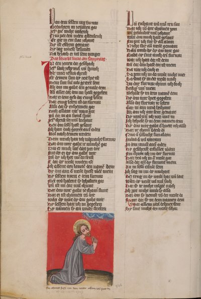 Le Christ en prière dans le désert - Unknown artist