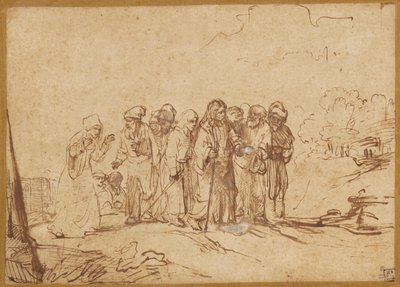 Le Christ et la femme cananéenne - Unknown artist