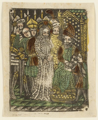 Le Christ devant Pilate - Unknown artist