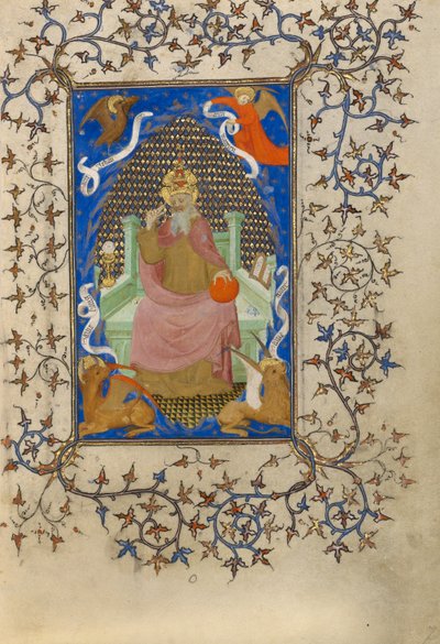 Le Christ en majesté entouré des symboles des quatre évangélistes - Unknown artist
