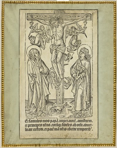 Le Christ en croix avec les anges - Unknown artist
