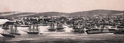 Christiania, Danemark : vue de la ville (Vue Générale) dans « Le Monde Illustré 168 vues » sans date (fin XIXe siècle) - Unknown artist