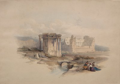 Temple circulaire à Baalbec - Unknown artist