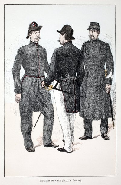 Sergents de ville (Second Empire) - Unknown artist