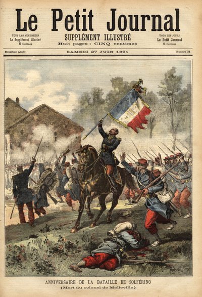 Commémoration de la bataille de Solférino, 24 juin - Unknown artist