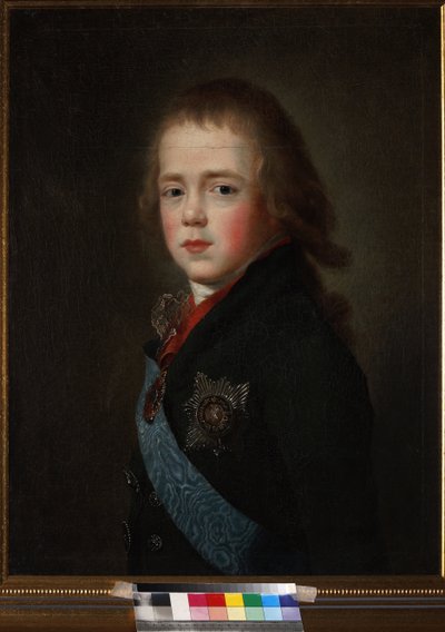Portrait du grand-duc Constantin Pavlovitch de Russie (1779-1831) enfant - Unknown artist