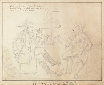 Pipe fraîche à Pall Mall - Unknown artist