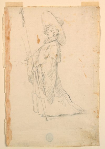 Costume : Une fille en tenue fantastique pour un ballet - Unknown artist