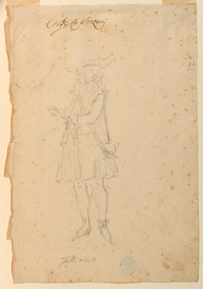 Costume: Un homme du monde pour un ballet - Unknown artist