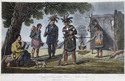 Costumes des Indiens domiciliés d