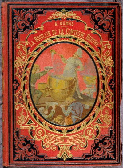 Couverture du livre « La Bouille de la comtesse Berthe » par Alexandre Dumas, collection Hetzel. - Unknown artist