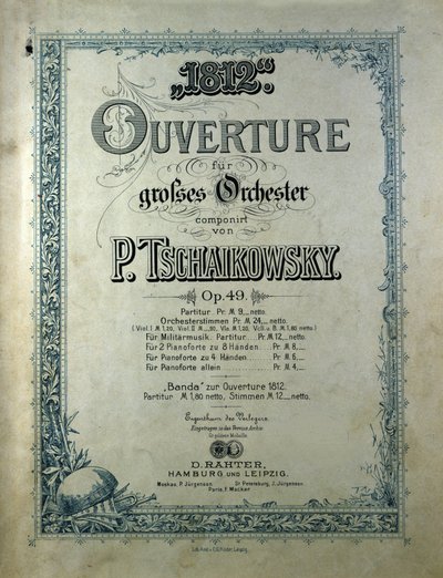 Couverture de la partition d