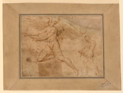 Cupidon visitant Psyché - Unknown artist