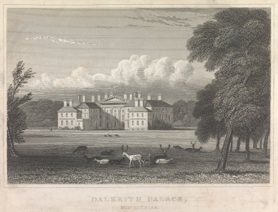 Palais de Dalkeith, Midlothian; page 86 (Volume Un) - Unknown artist