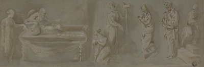 David promet à Bethsabée que Salomon régnera - Unknown artist