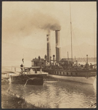 Débarcadère des bateaux à Vapeur à Rolandseck - Unknown artist