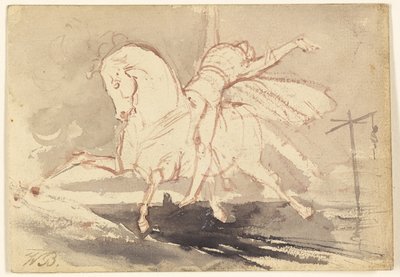 La mort sur un cheval blanc - Unknown artist