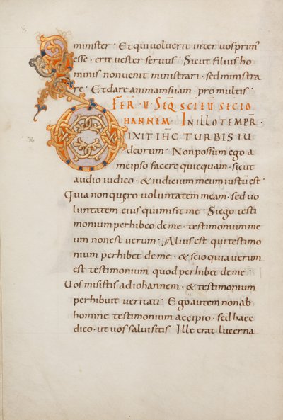 Initiale D décorée - Unknown artist