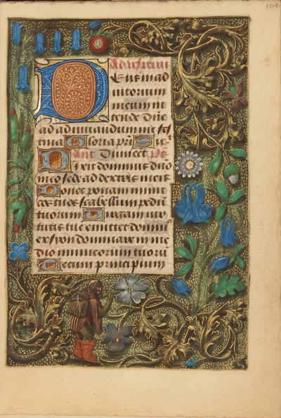 Initiale D décorée - Unknown artist
