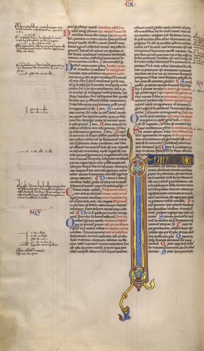 Initiale I décorée - Unknown artist