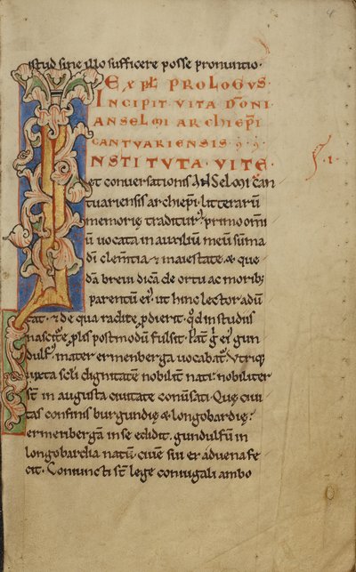 Initiale I décorée - Unknown artist