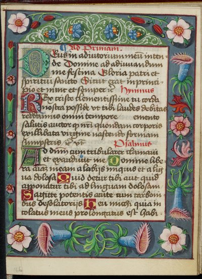 Page de texte décorée - Unknown artist