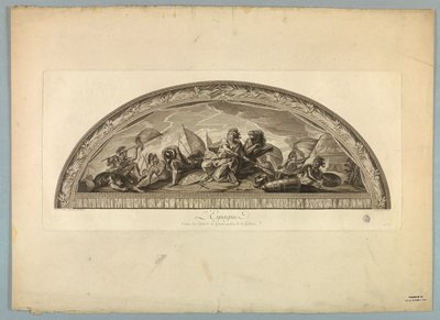 Décorations par Lebrun et Mignard au Palais de Versailles - Unknown artist