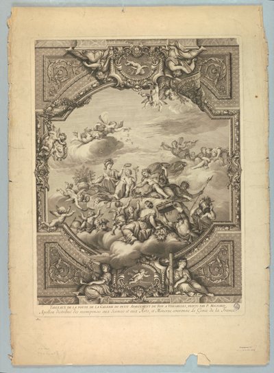 Décorations par Lebrun et Mignard au Palais de Versailles - Unknown artist